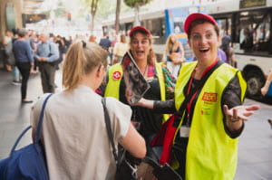 QBE Foundation Chair helps sell The Big Issue